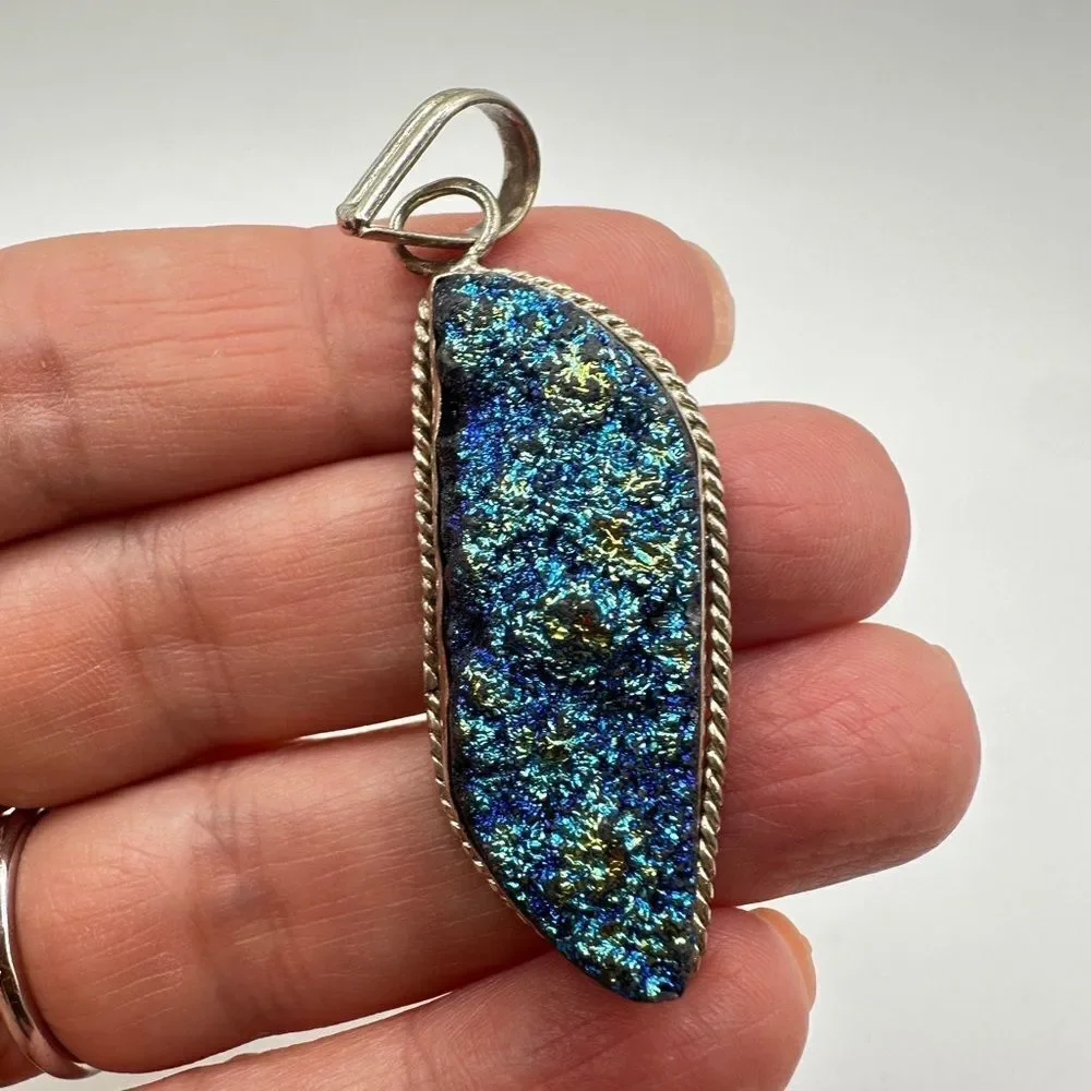 Sterling silver plated, 2.25